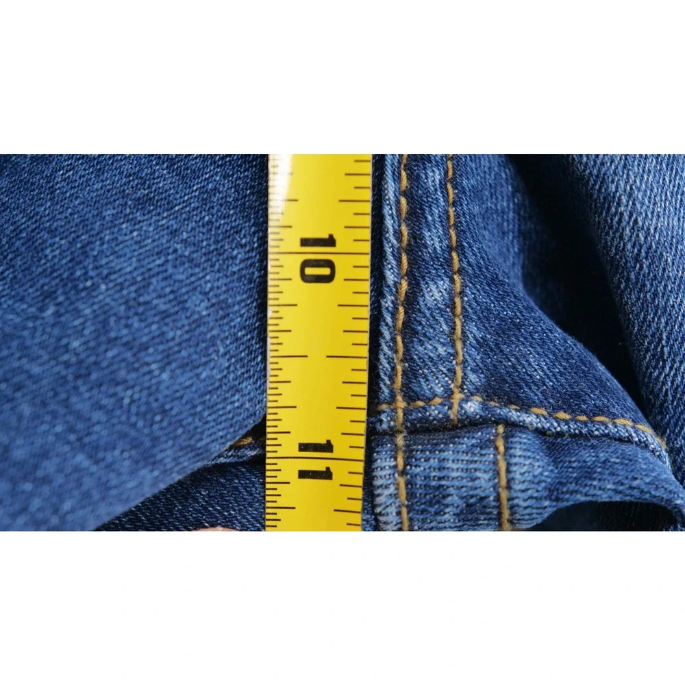 True Religion Ricky Relaxed Straight Jeans Mens Size 32x30 Tailored Blue Denim